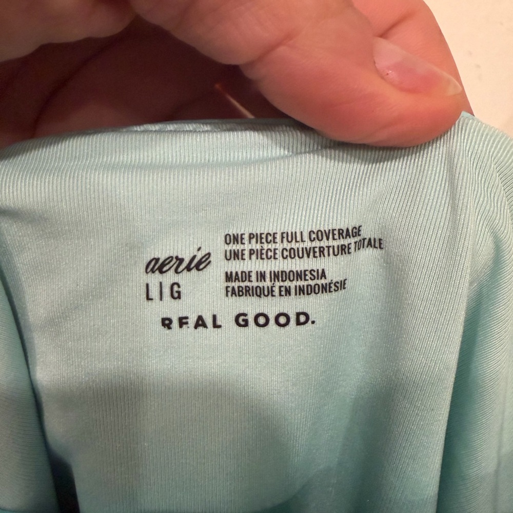 aerie Plunge One-Piece Swimsuit - Picture 8 of 8